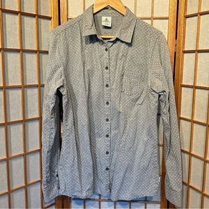 Firefly grey polka dot woman’s dress shirt